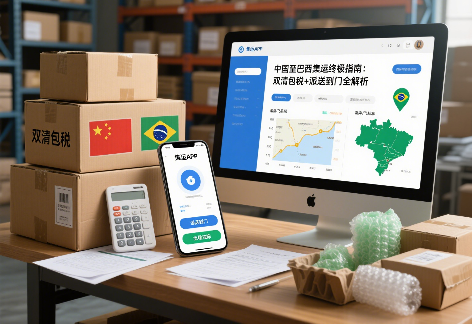 中国至巴西集运终极指南：双清包税派送到门全解析